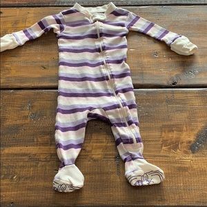 Burts bees footed onesie